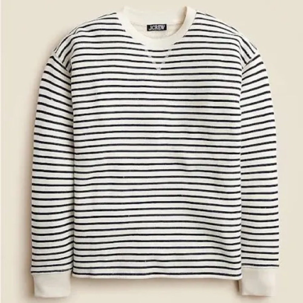 Women’s J Crew Heritage terry relaxed crewneck sweatshirt